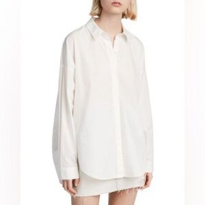 ALLSAINTS // Sada button up shirt in white